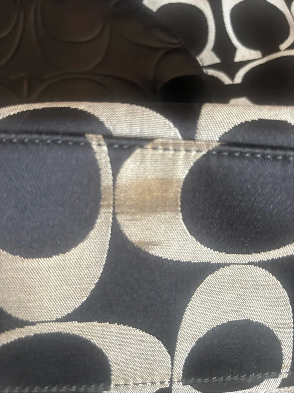 Coach tote signature